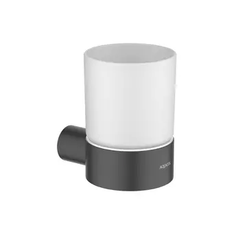 Стакан для зубных щеток Aquatek Лира AQ4404MB черный матовый