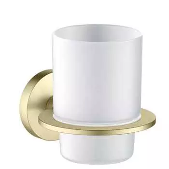 Стакан для зубных щеток Aquatek Оберон AQ4204BG золото шлифованное