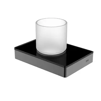 Стакан для зубных щеток Black&White GA-9605GM черный