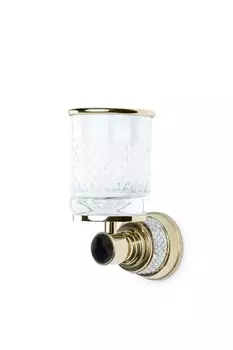 Стакан для зубных щеток Boheme AURA 10244-G золото