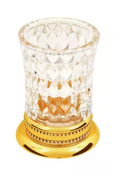 Стакан для зубных щеток Boheme Imperiale 10412 золото