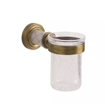 Стакан для зубных щеток Boheme Murano 10904-W-BR бронза