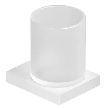 Стакан для зубных щеток Kludi Vela C 3197553 белый матовый