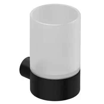 Стакан для зубных щеток Kludi Vela R 5897539 черный матовый