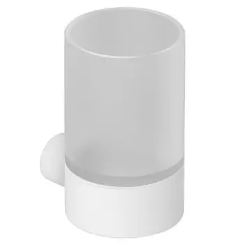 Стакан для зубных щеток Kludi Vela R 5897553 белый матовый