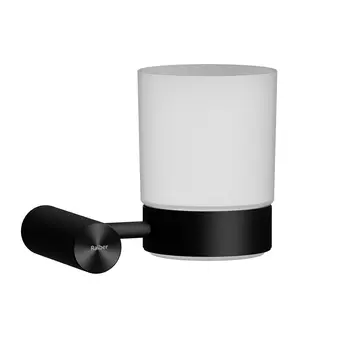 Стакан для зубных щеток Raiber Graceful RPB-80007 черный матовый
