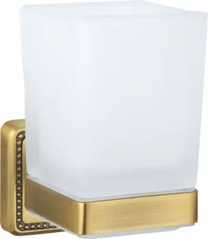 Стакан для зубных щеток с держателем WONZON & WOGHAND ROMA WW-7221 бронза