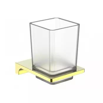 Стакан для зубных щеток с держателем WONZON & WOGHAND ECLIPSE WW-9121-LG золото