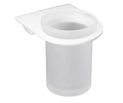 Стакан для зубных щеток Wasserkraft Kammel K-8328WHITE матовое стекло, белый