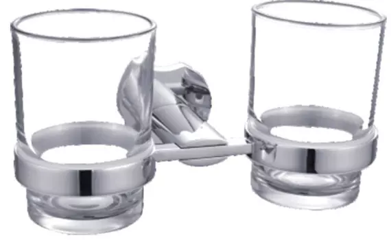 Стакан двойной CeramaLux Loft 53903 хром