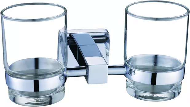 Стакан двойной CeramaLux Quadro 61903 хром
