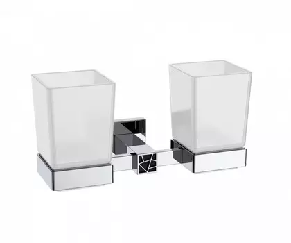 Стакан двойной подвесной CeramaLux Venezia 88603-1 хром