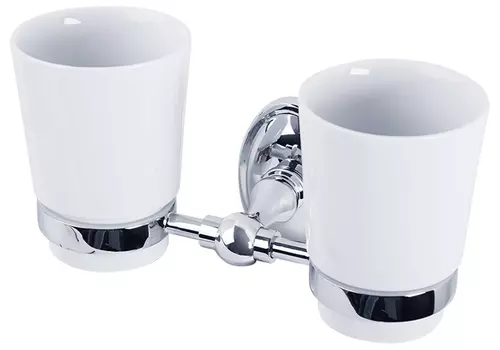 Стакан двойной Veragio Bonjour VR.BNR-7842.CR хром