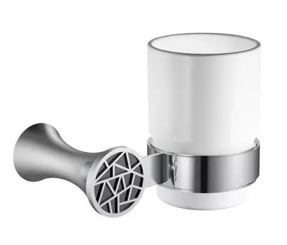 Стакан керамика CeramaLux Virginia 94302A хром