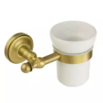 Стакан Migliore Mirella 17156 бронза, белый