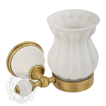 Стакан Migliore Olivia 17506 хром, белый