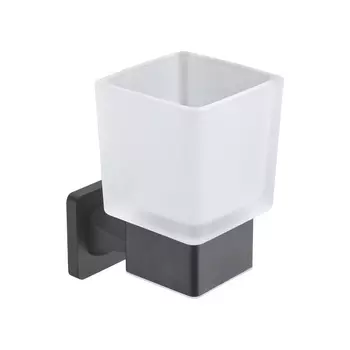 Стакан с держателем Rose RG1512H черный