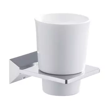 Стакан с держателем Rose RG1612 хром