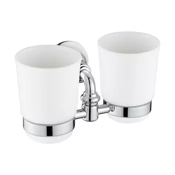 Стаканы с держателем Rose RG1222 хром