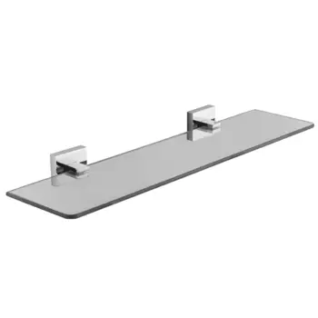 Стеклянная полка Azario Rina AZ87003 хром