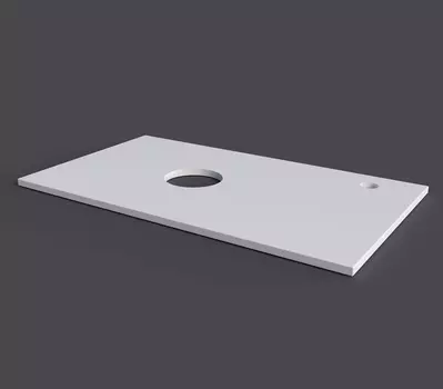 Столешница Grossman Флай 80 см 508001 белая