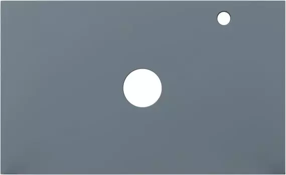 Столешница из керамогранита Aquanet Арт 75 см 313280 мисти грин