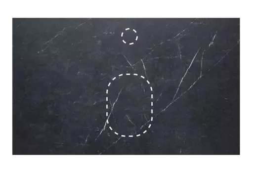 Столешница La Fenice Terra 80 см FNC-VS03-TER-80 черная