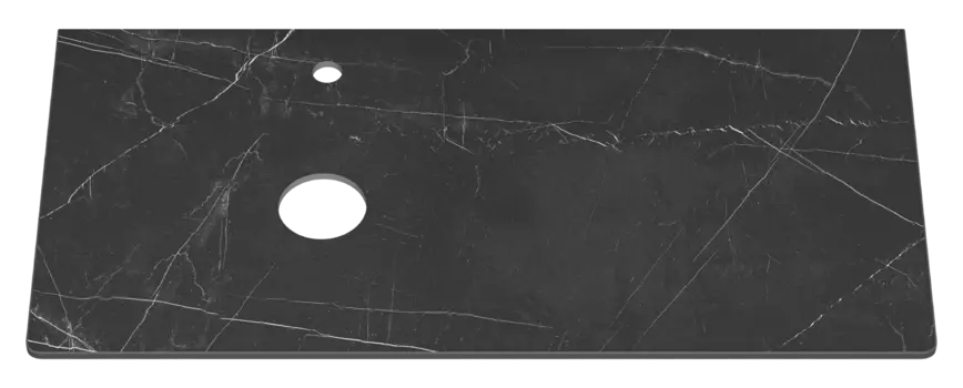 Столешница Misty Роял 100 см VS03-100 черная, белая