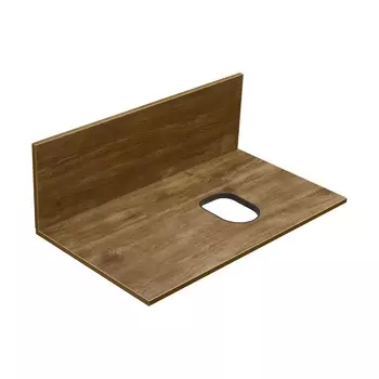 Столешница под раковину Aquaton Мишель 1A277003MIDR0 80 см, ВЛДСП дуб рустикальный универсальная