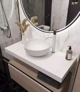 Столешница прямая Armadi Art Flat 80 см 869-080-CLCT белая