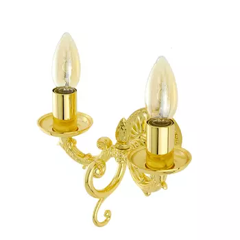 Светильник двойной Migliore Versailles 32684 золото