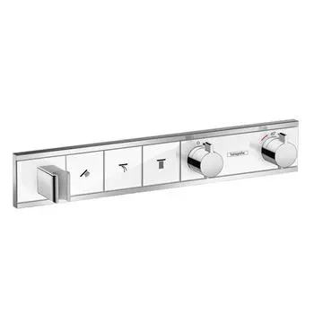 Термостат для душа Hansgrohe RainSelect 15356400 белый, хром