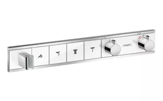 Смеситель для душа Hansgrohe RainSelect 15357400 белый, хром
