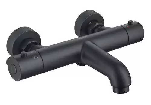 Термостатический смеситель для ванны Aquatek Вега AQ1043MB черный матовый