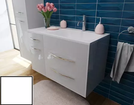 Тумба c раковиной Эстет Barcelona 90х86 L 3 ящика 1 дверь