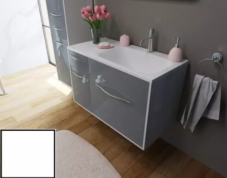 Тумба c раковиной Эстет Barcelona 90х86 L 2 ящика 1 дверь