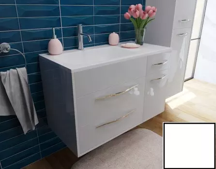 Тумба c раковиной Эстет Barcelona 90х86 R 3 ящика 1 дверь