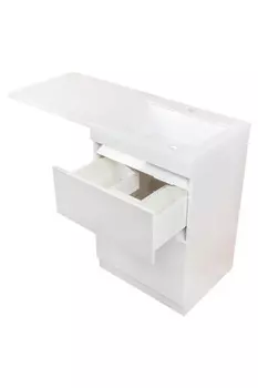 Тумба напольная Style Line Даллас 120 Люкс белая