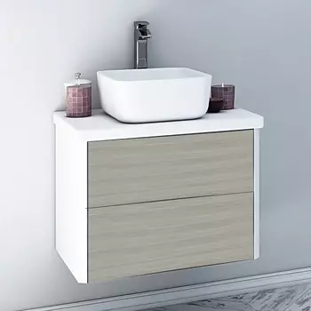 Тумба под раковину 1A201901BCDL0 Акватон Брук 60 дуб латте