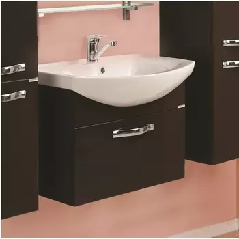 Тумба под раковину Aquaton Ария 65 темно-коричневая