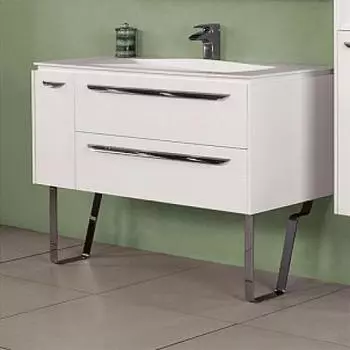 Тумба под раковину Aquaton Блент 2Б 80 белая