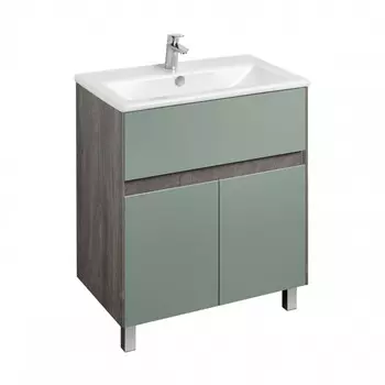 Тумба под раковину Aquaton Форест 73 см 1A278301FR9C0 дуб Рошелье, сумеречный голубой