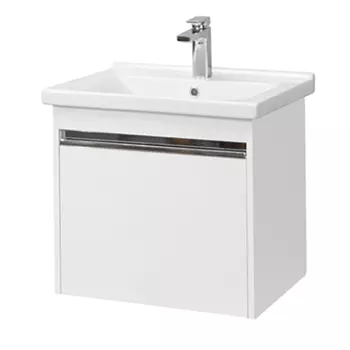 Тумба под раковину Aquaton Капри 1A230101KP010 60 белый глянец