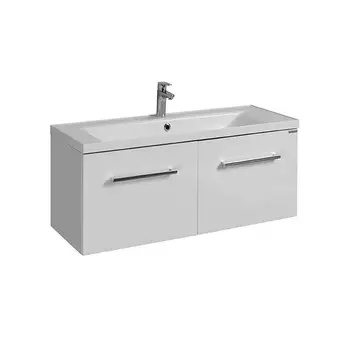 Тумба под раковину Акватон Мадрид 100 М белая с 2 ящиками