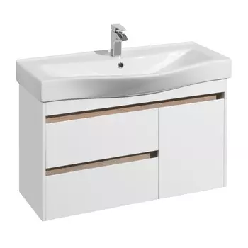 Тумба под раковину Aquaton Нортон 100 белая 1A249001NT010