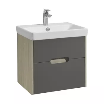 Тумба под раковину Aquaton Оливия 1A254201OLUG0 53 см, серая