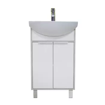 Тумба под раковину Aquaton Рико 50 белый/ясень фабрик 1A212401RIB90