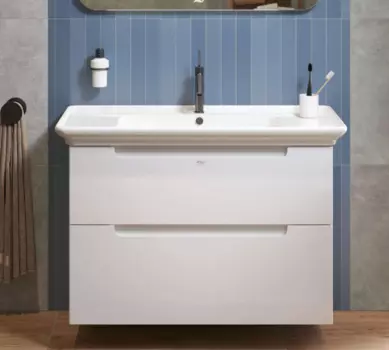 Тумба под раковину Alavann Berta 105 см белая