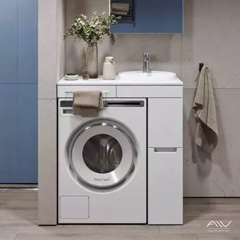 Тумба под раковину Alavann Cosmetic 90 см ALV0703001 белая