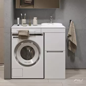 Тумба под раковину Alavann Cosmetic 95 см ALV0704001 белая